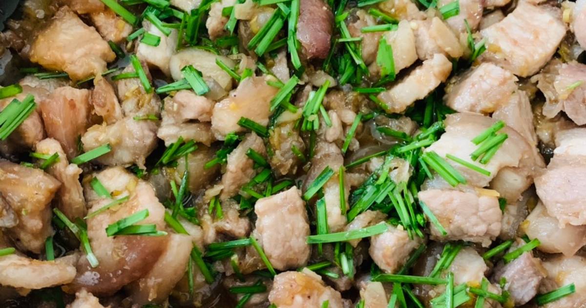 Thịt kho mắm ruốc
