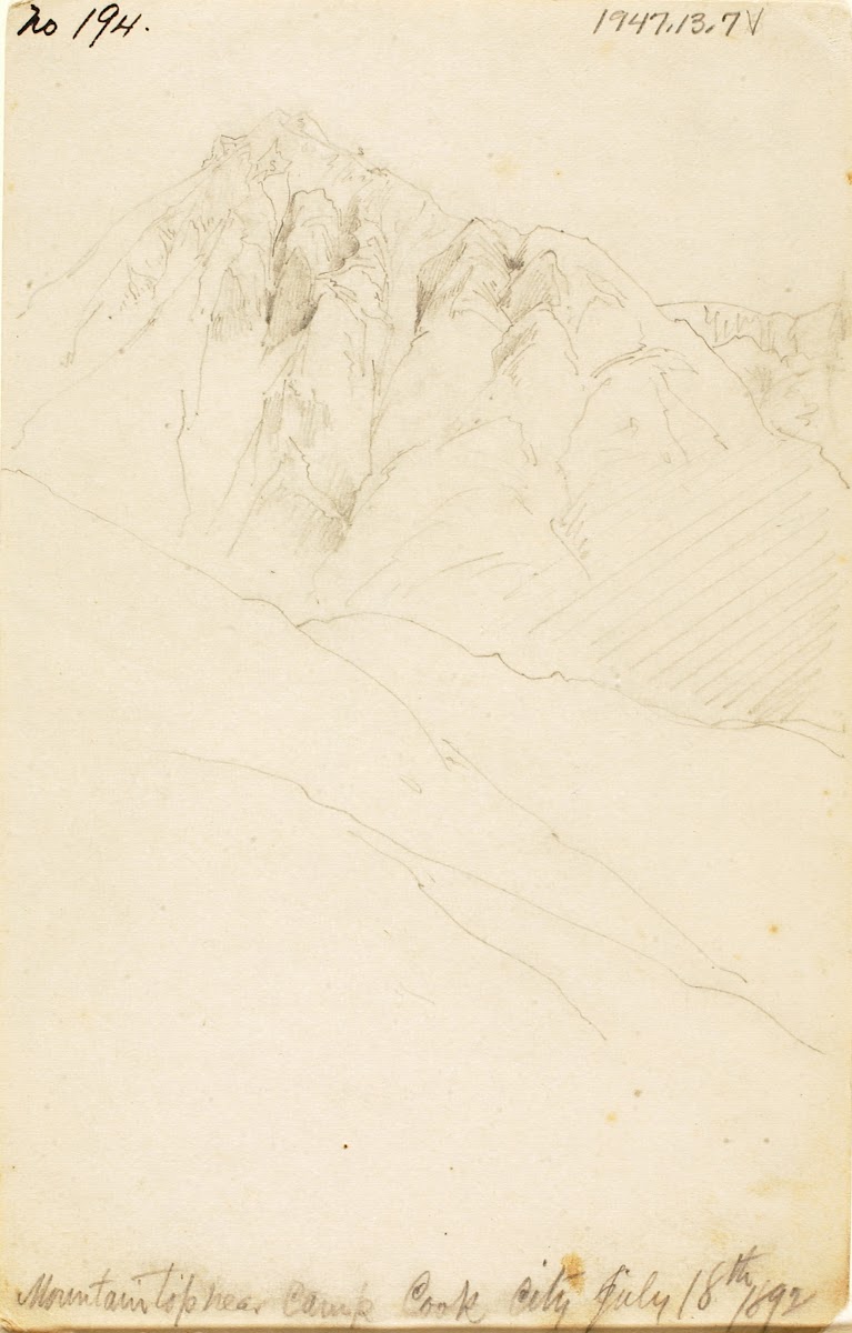 In Camp on Soda Butte Creek Cook City 1892