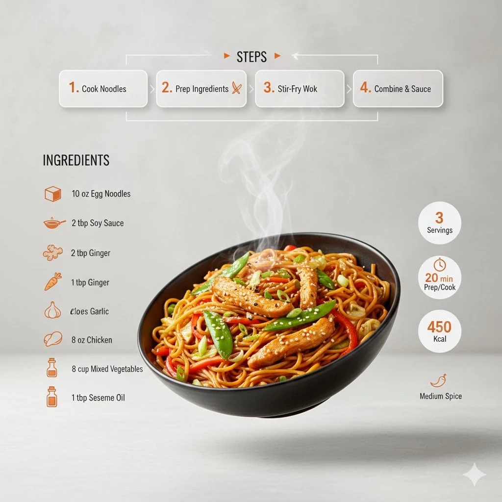 Infografía de recetas modernas y ultralimpias.