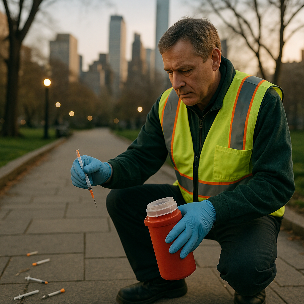 NYC's Innovative Program Employs Drug Users to Collect Used Syringes, Advancing Public Health and Workforce Inclusion