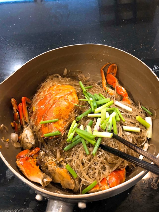 Miến Xào Cua Tươi Ngon