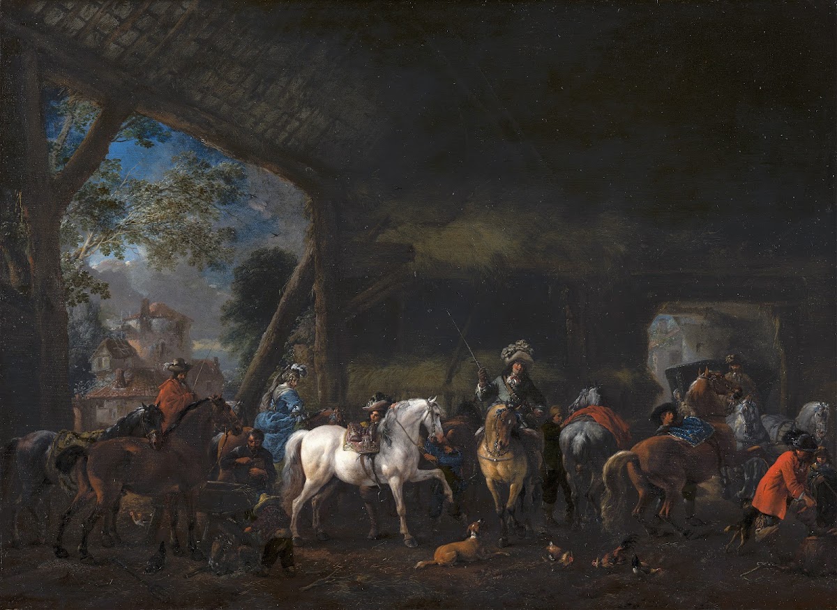 The Arrival At The Stable C 1660   1670