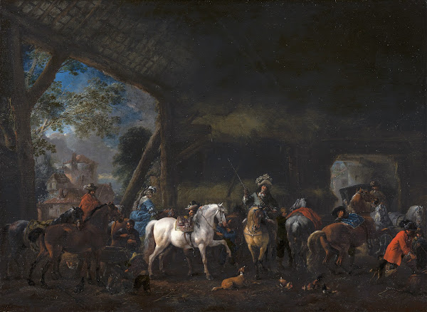 The Arrival At The Stable C 1660   1670