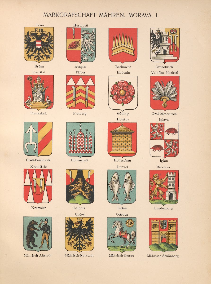 Markgrafschaft Mahren Morava I 1904