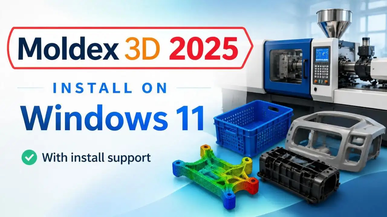 Moldex3D 2025 Download for Windows | Injection Molding Simulation & Setup app thumbnail