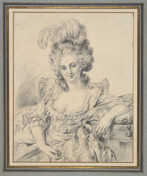 Portrait of A Lady preparatory study for apainting 1780