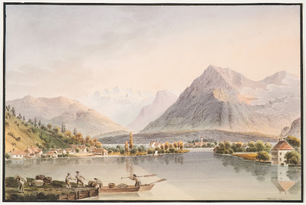 Vûe des Environs de Thoun