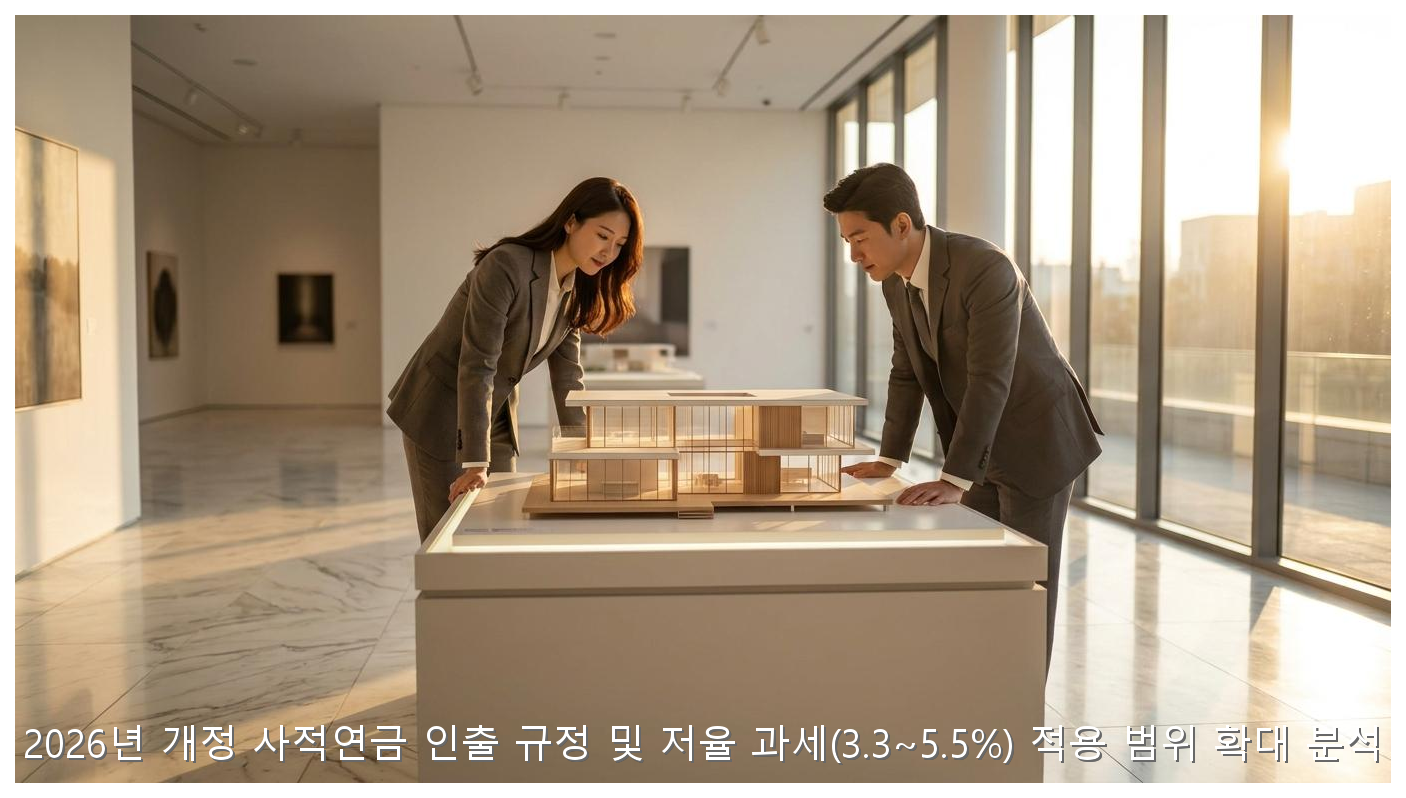 2026년 개정 사적연금 인출 규정 및 저율 과세(3.3~5.5%) 적용 범위 확대 분석 핵심 안내 및 분석 인포그래픽 (5)