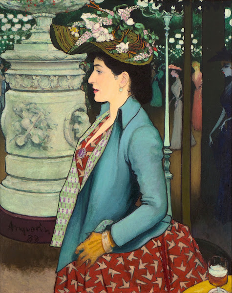 An Elegant Woman at the Élysée Montmartre 1888