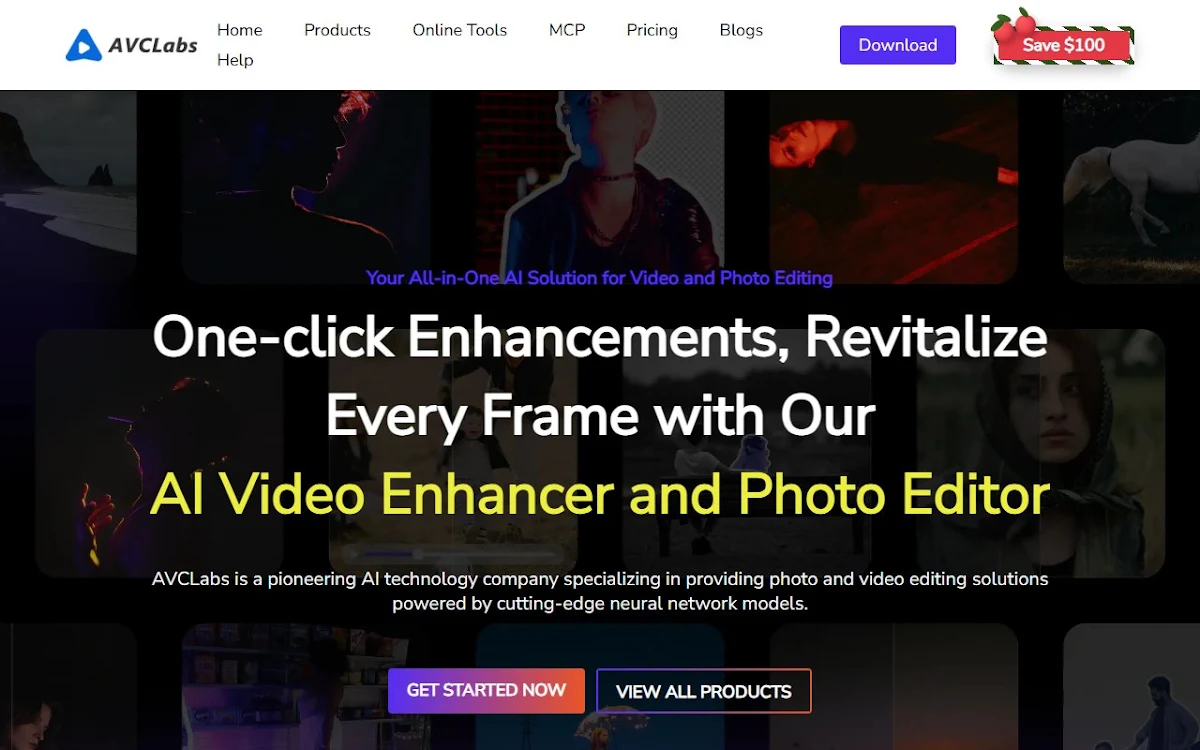 Captura de AVCLabs Video Enhancer
