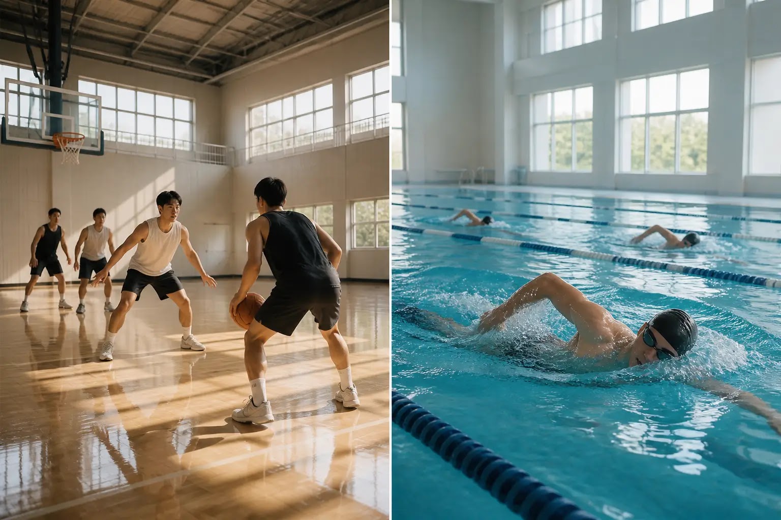 AI-generated Sports Daily Brief multi-story editorial montage