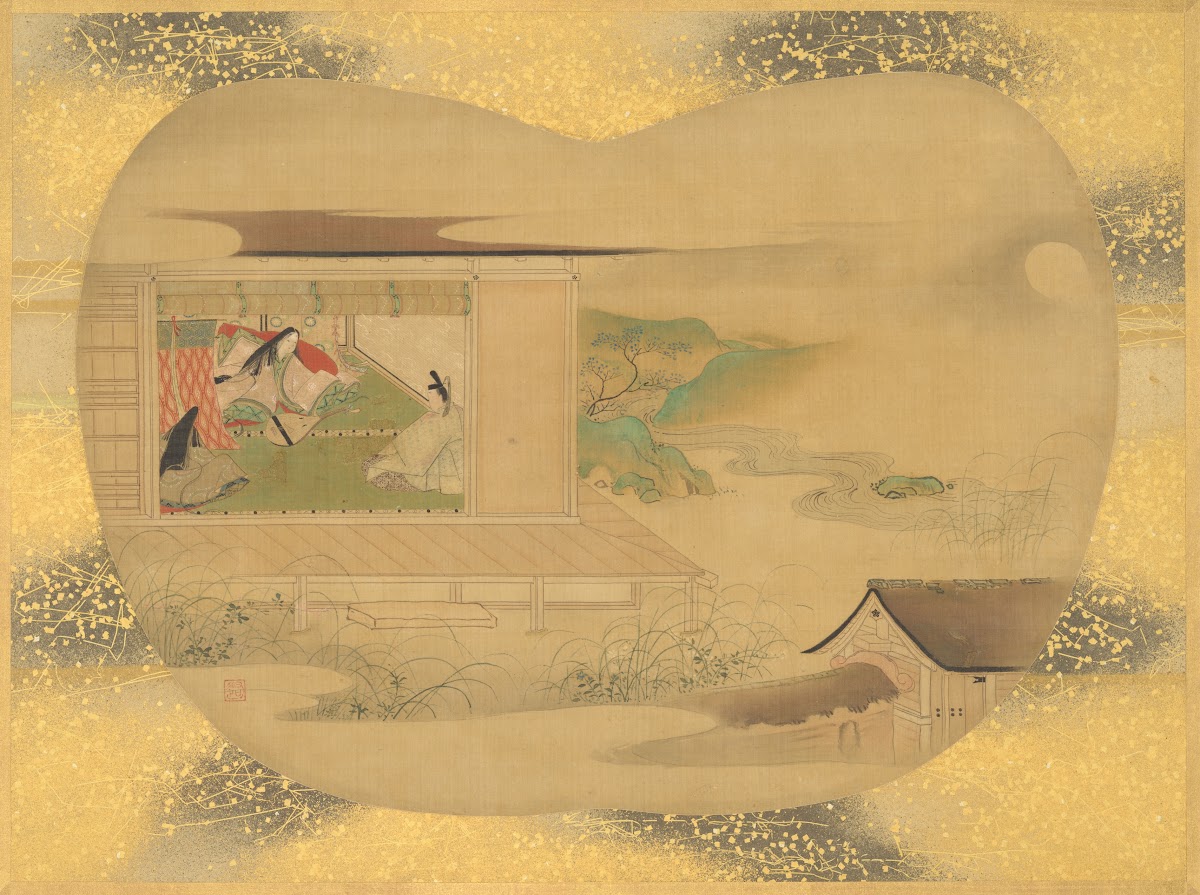 Scene from The Tale of Genji 18th century