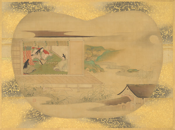 Scene from The Tale of Genji 18th century