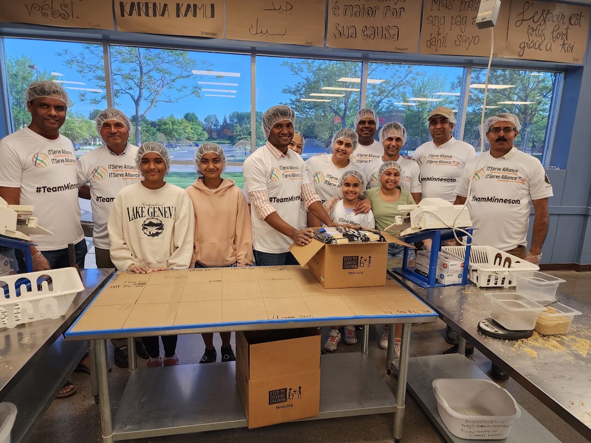 ITServe Minneapolis Chapter Feed My Starving Children Volunteer Activity