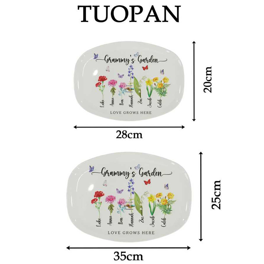 Elliptical Tray