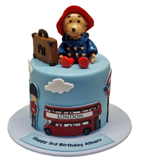 Paddington Bear Children's Birthday Cake CB-NC717