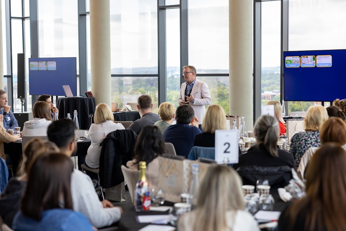 Dr. Barry Oulton at a live event