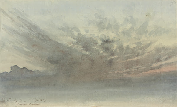 Cloud Study  Evening Twilight Rodney Terrace 1837