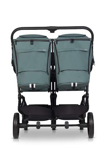 Stroller for twins Easy-Go Echo 2024 green