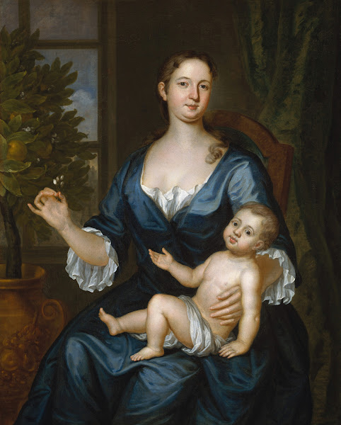 Mrs Francis Brinley and Her Son Francis 1729