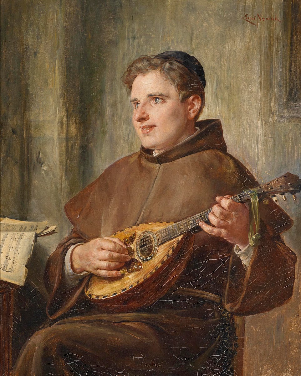 Musizierender Mönch