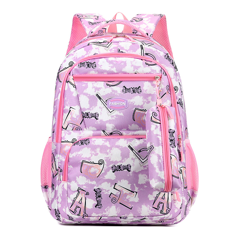 Backpack, 36–55 L, striped pattern, up to 16 inches