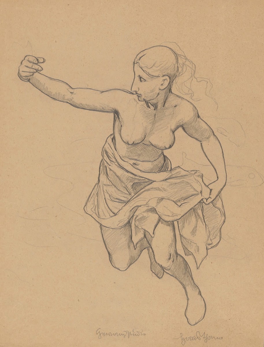 Study of a Semi Nude Woman 1889