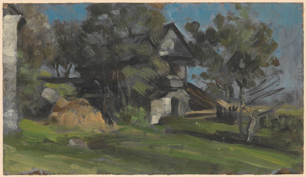 House among trees