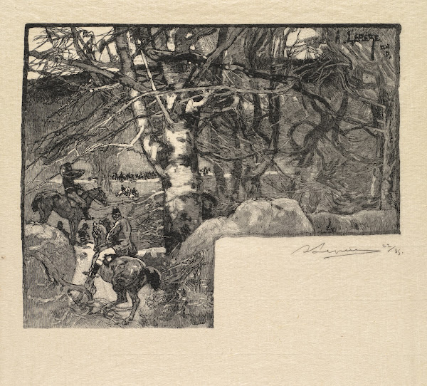 Ride to the Hounds at Mont Gérard 1890