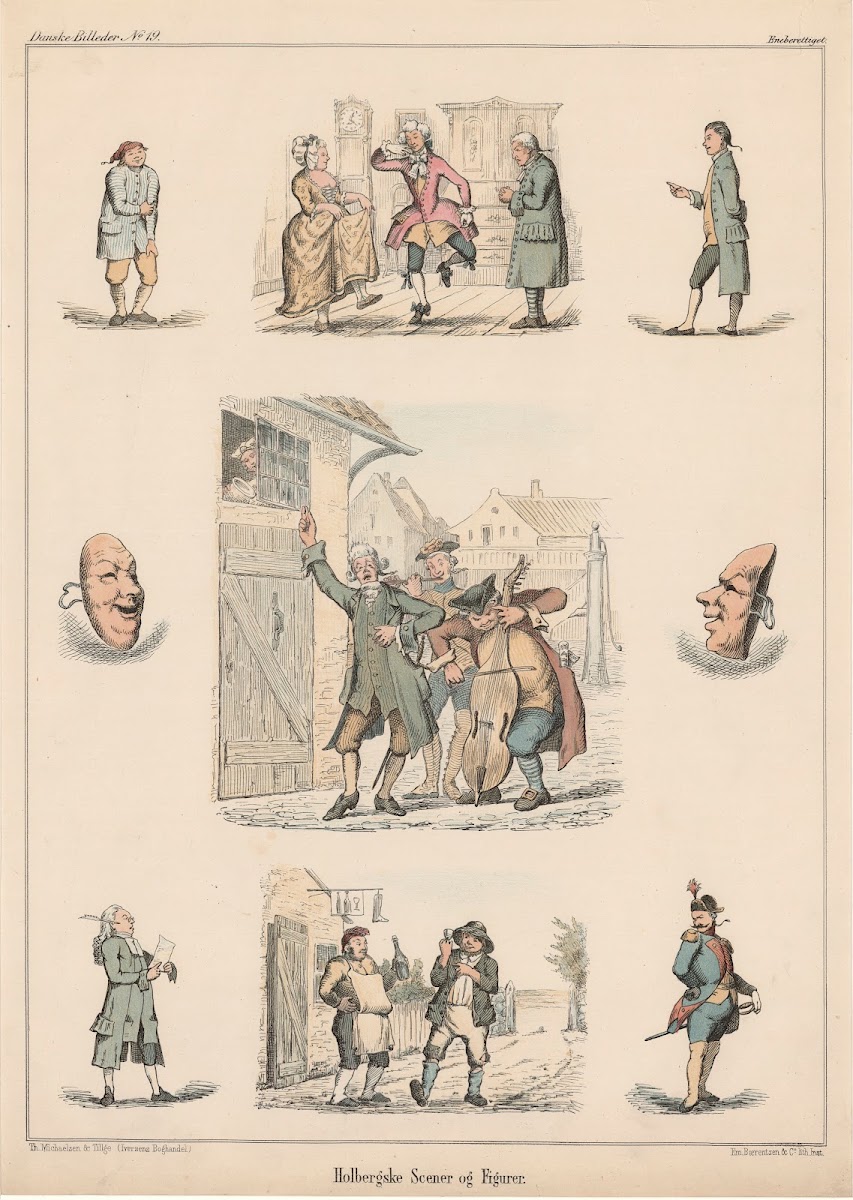 Holbergske Scener og Figurer 1863
