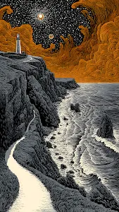 Majestic Mountain Peaks Under Twilight Sky Landscape