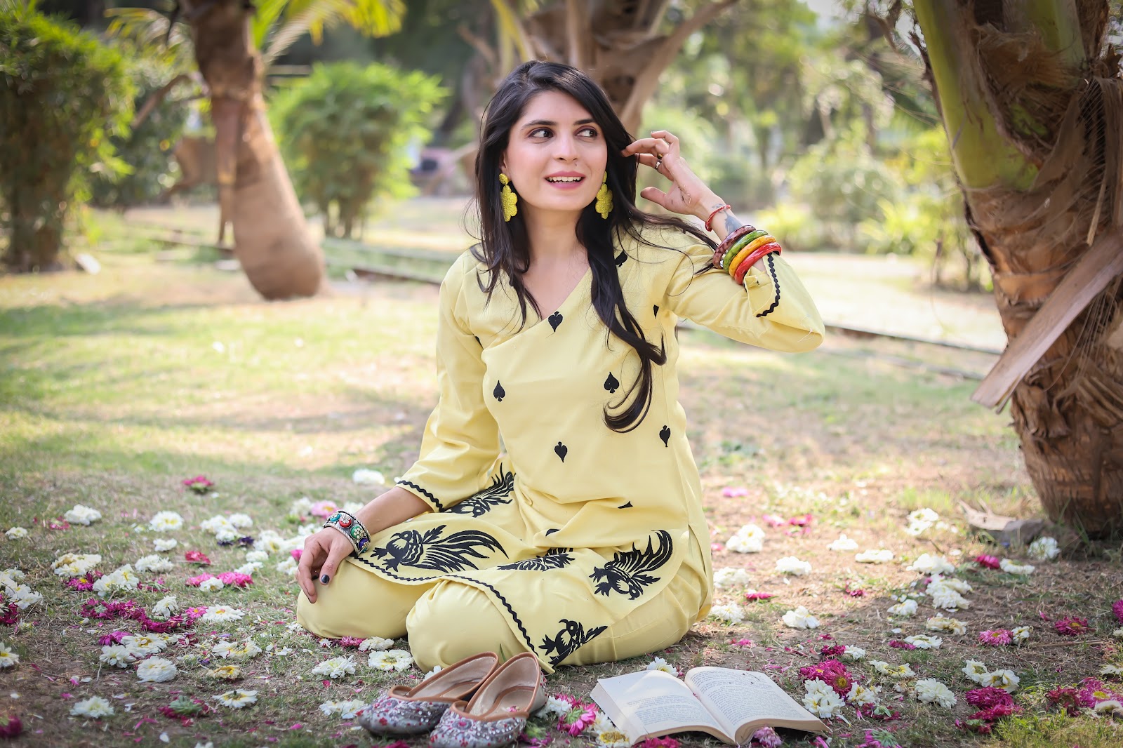 Krishna's look