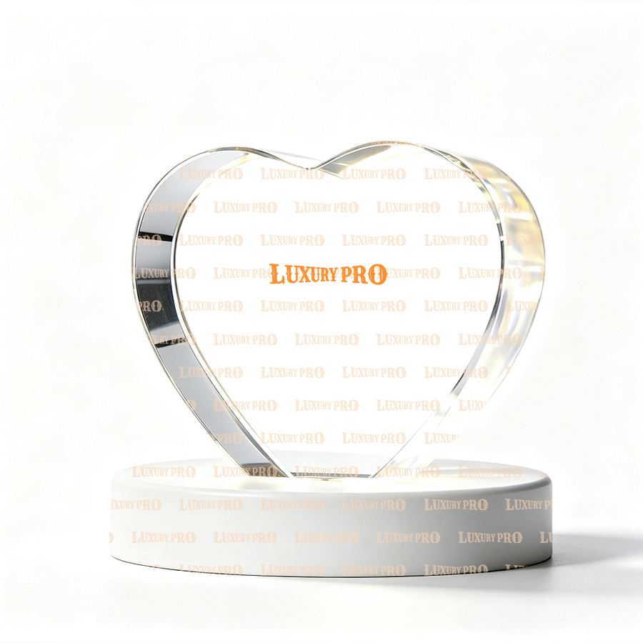 3D Inner Engraved Crystal Ornament, UV Printed