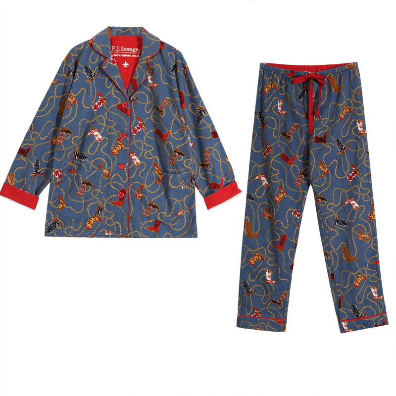Women's Pajama Set, Cotton, Double Brushed, Versatile