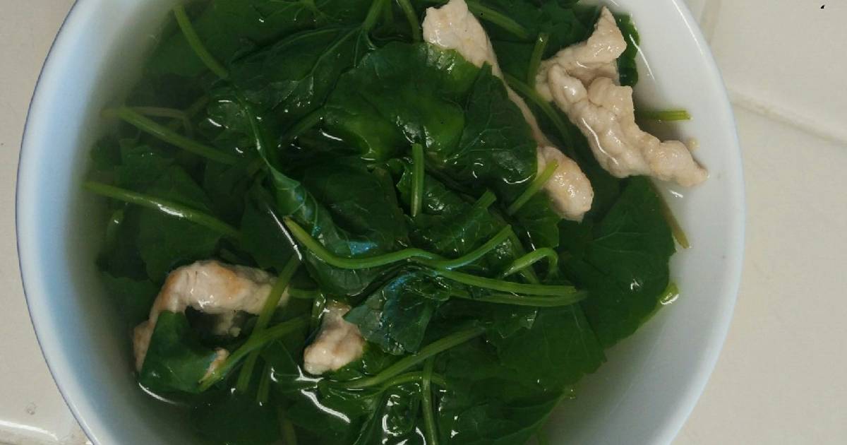 Canh rau má