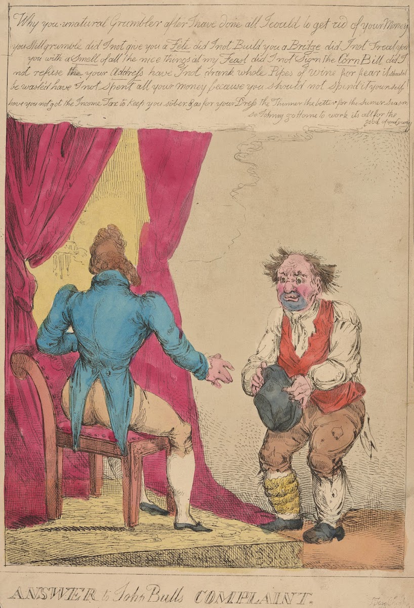 Answer to John Bulls complaint 1815