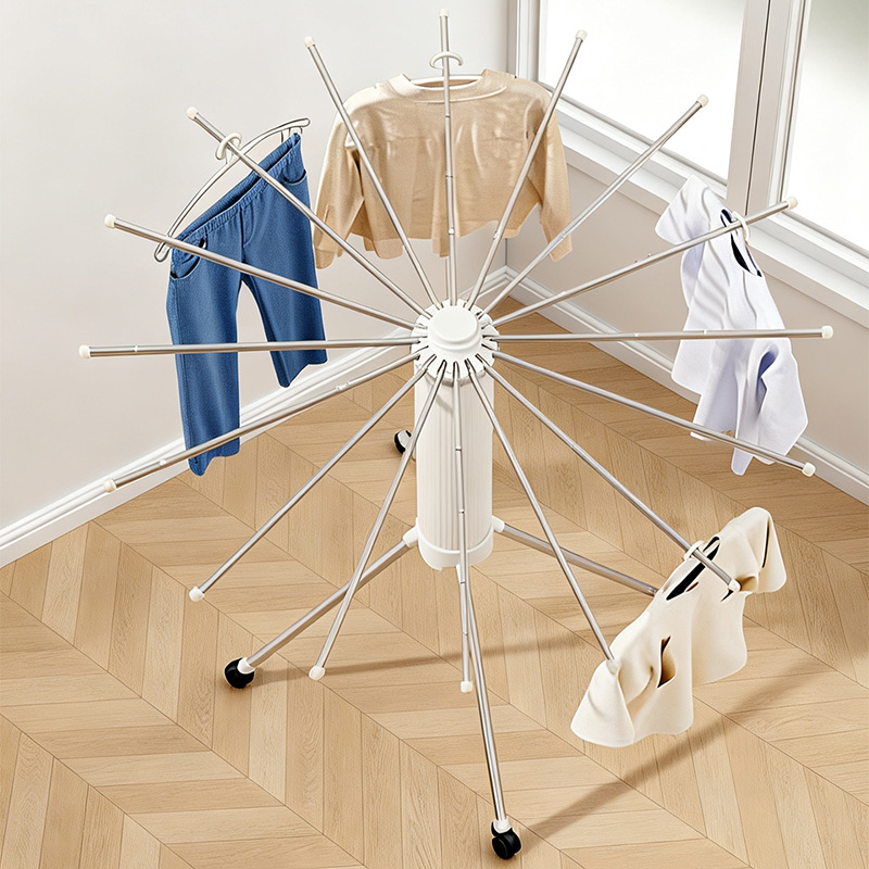 Standing drying rack, foldable, plastic