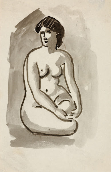 Seated Female Nude 1991