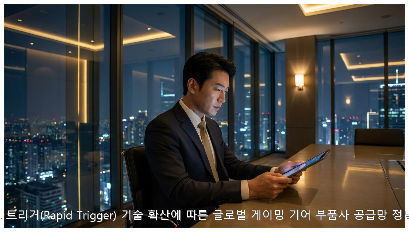 래피드 트리거(Rapid Trigger) 기술 확산에 따른 글로벌 게이밍 기어 부품사 공급망 정밀 분석 핵심 안내 및 분석 인포그래픽 (4)