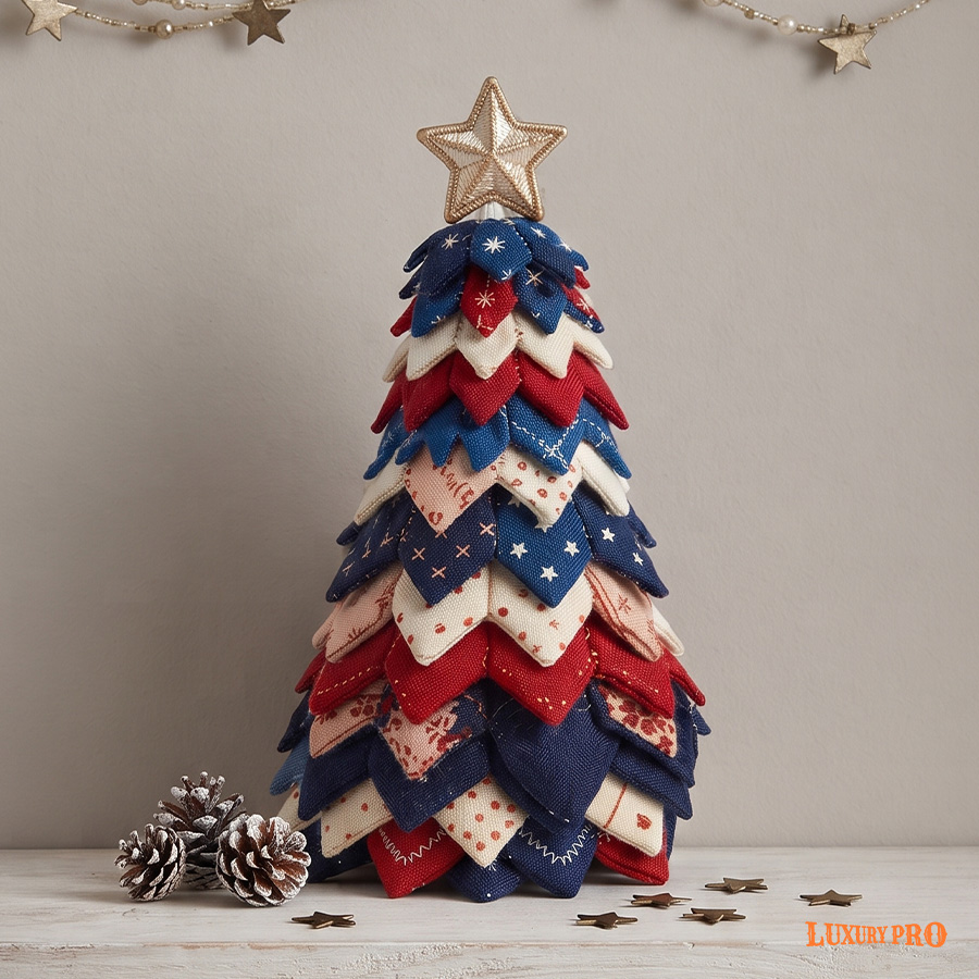 American‑style Christmas Tree Patchwork