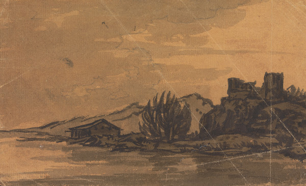 Landscape with House at the Riverbank between 1762 and 1783