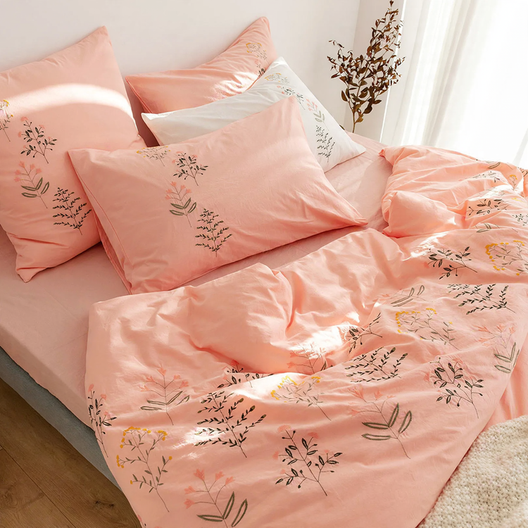 Japanese Cotton Bedding Set, 4-Piece
