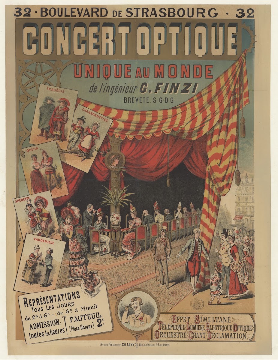 Concert optique unique au monde de lingénieur G Finzi Représentations tous les j