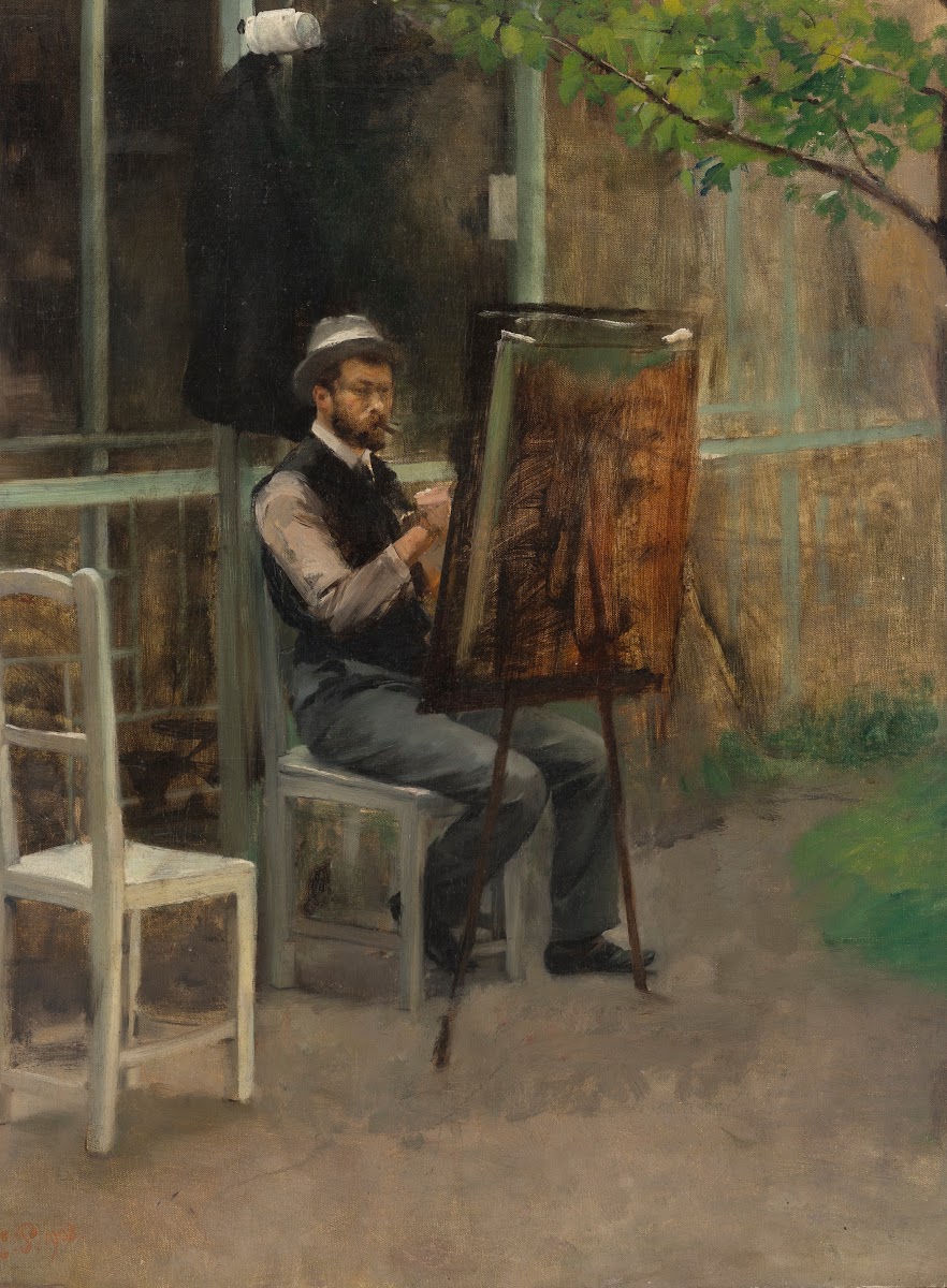 Selbstbildnis Carl Probst 1908