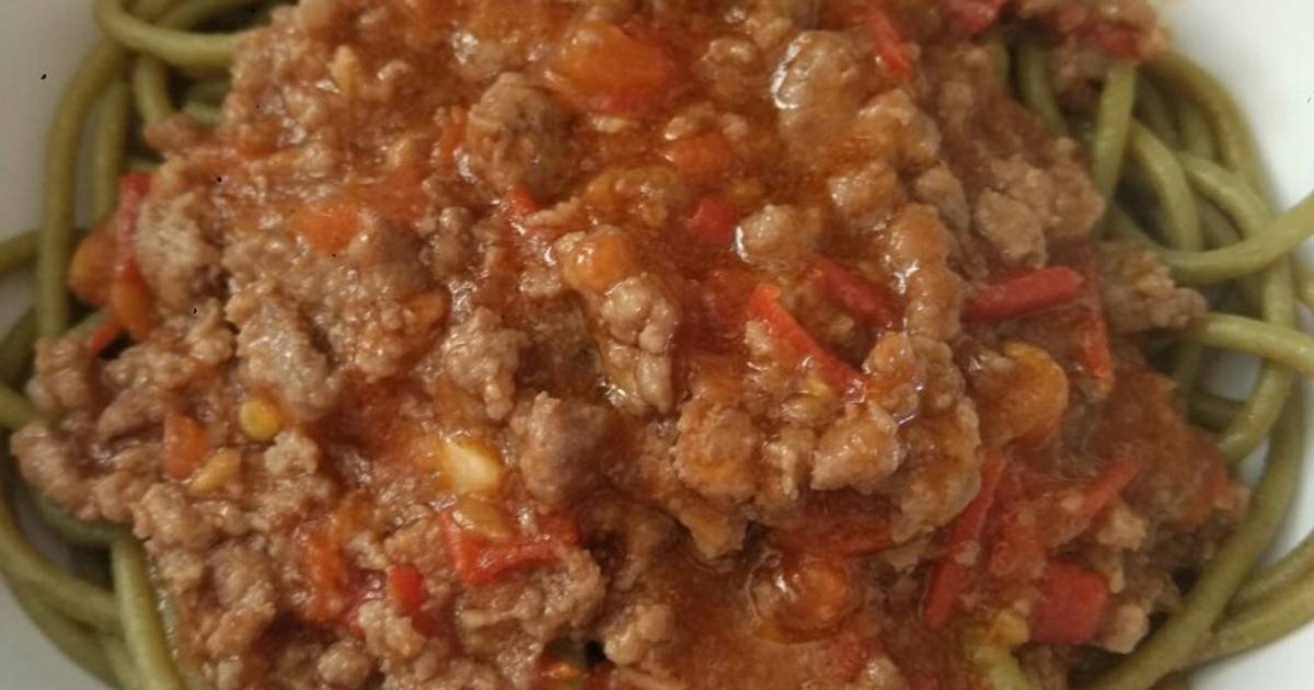 Mì Ý sốt thịt bò