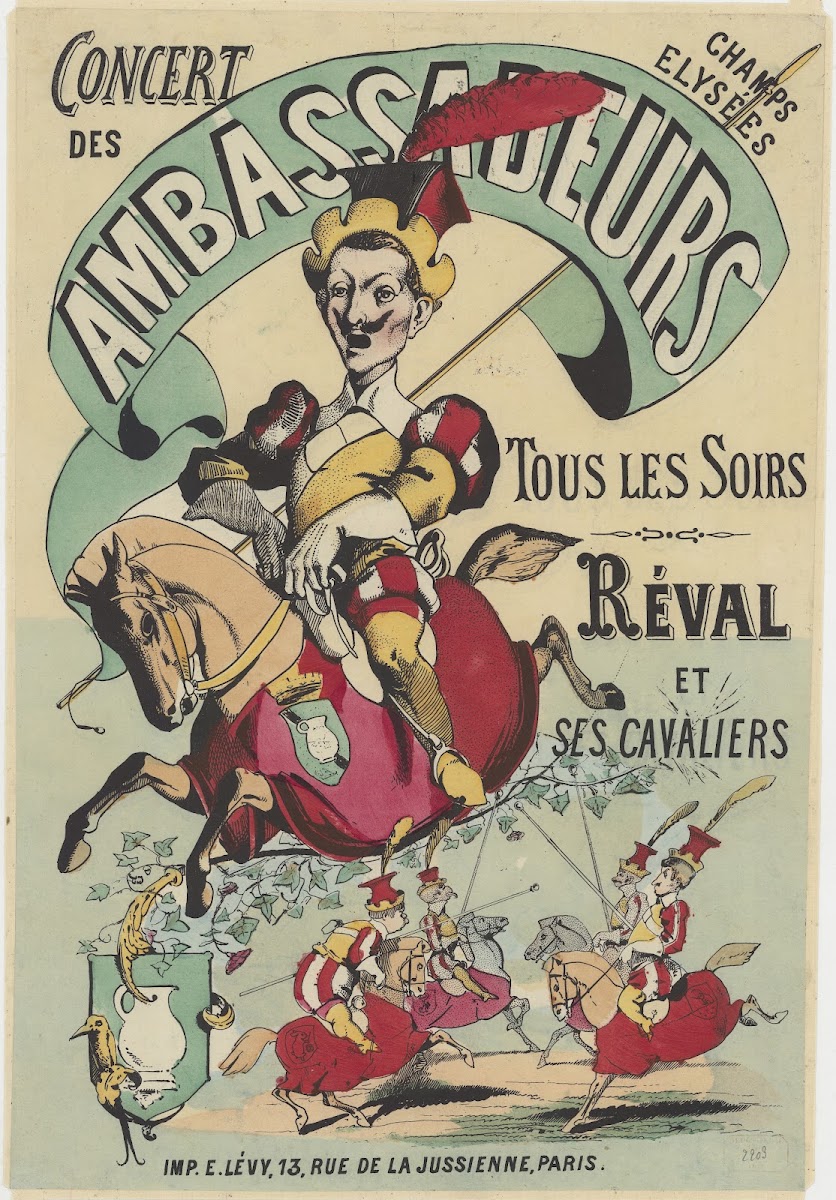 Concert des Ambassadeurs Champs Elysées Tous les soirs Réval et ses Cavaliers 18