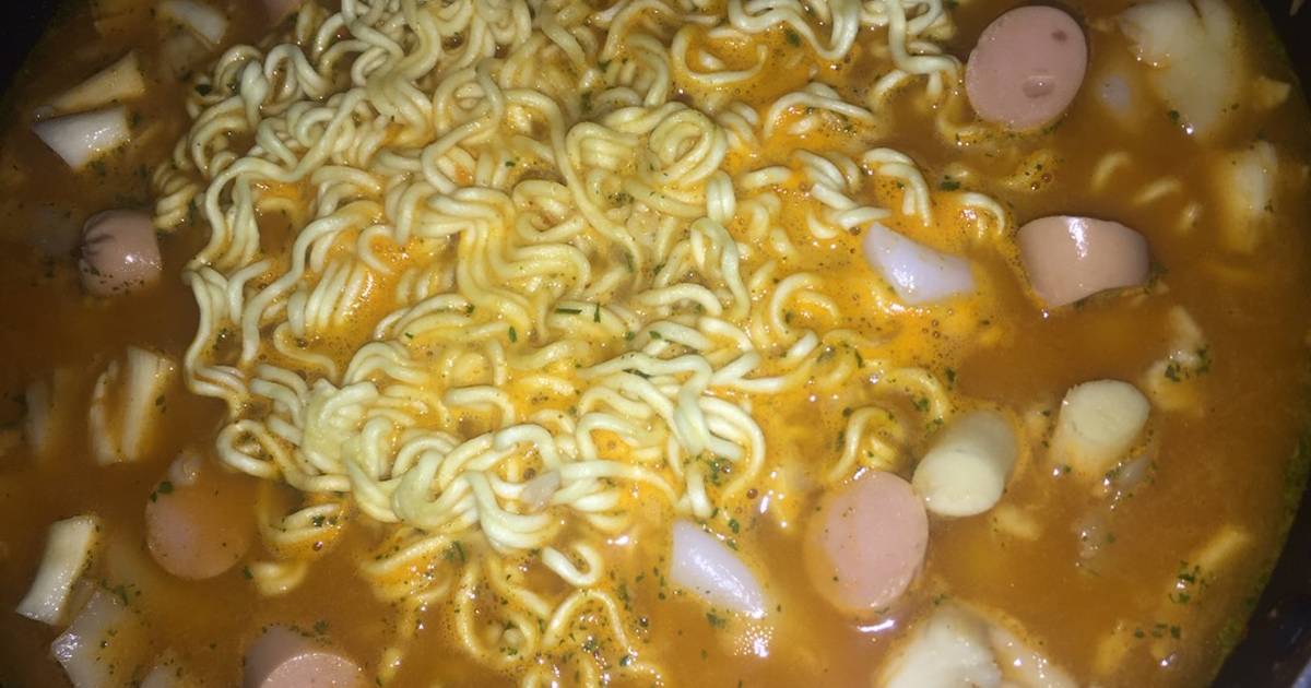 Mì tokbokki phô mai