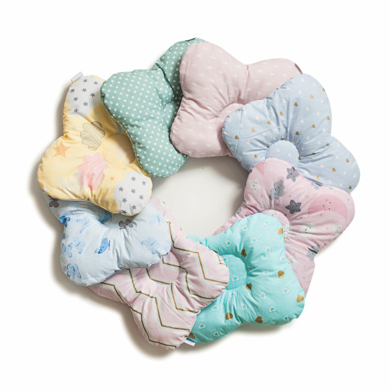 Children's orthopedic pillow Twins Butterfly multicolor
