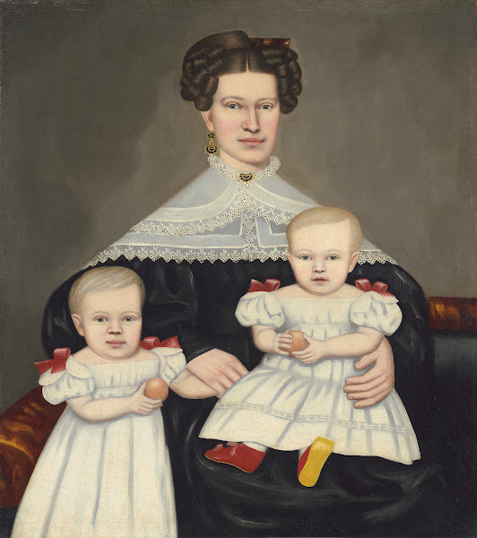 Mrs Paul Smith Palmer and Her Twins 1835 1838