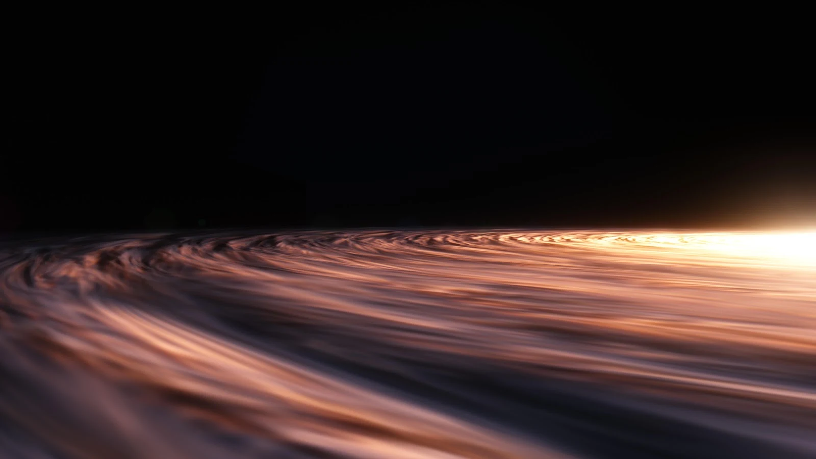 Black Hole Accretion Disk - Sci-Fi 3D Art 8K Wallpaper (7680x4320)